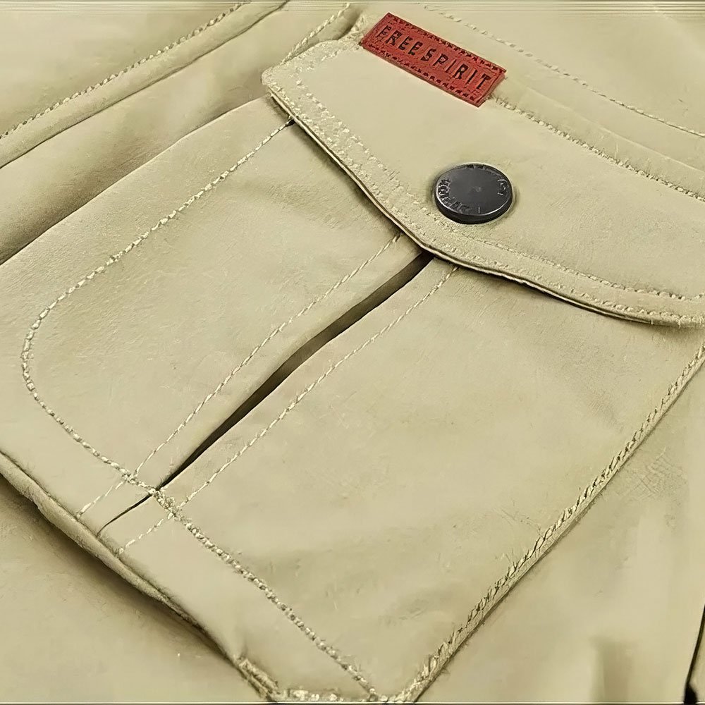 Militär-Parka-Jacke mit Fleece-Futter – Bild 6