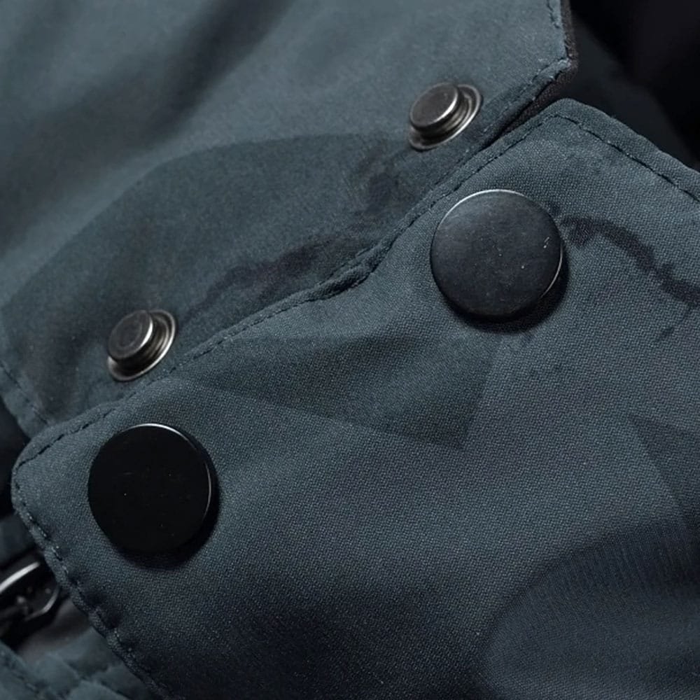 Militär-Parka-Jacke mit Kapuze – Bild 2