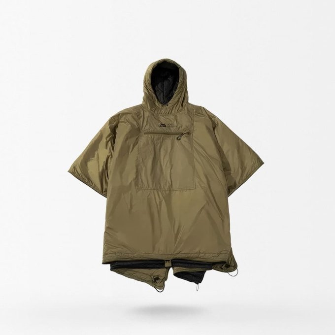 Militärischer Schlafsack-Poncho in Oliv