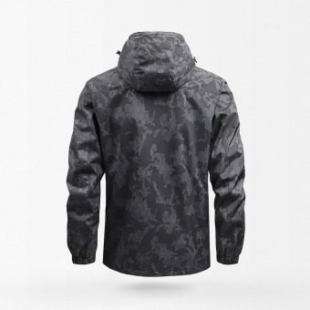 tactical rain jacket with hood