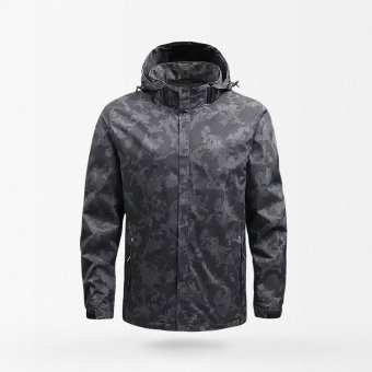 Taktische Regenjacke mit Kapuze
