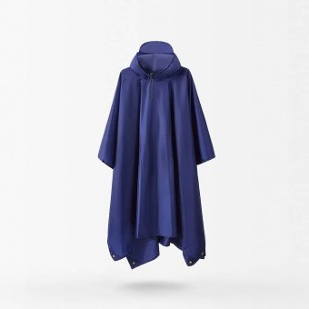 waterproof military poncho navy blue