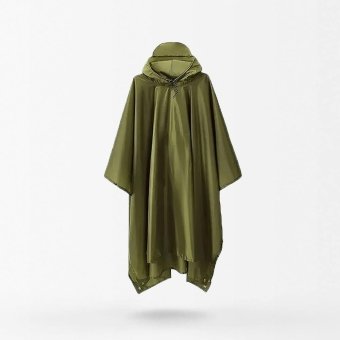 waterproof military poncho od green