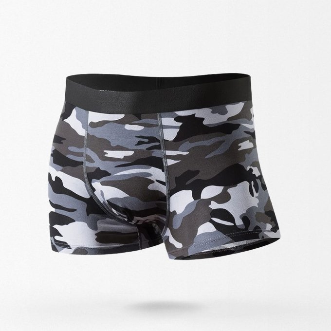 Tarnboxershorts im Military-Look