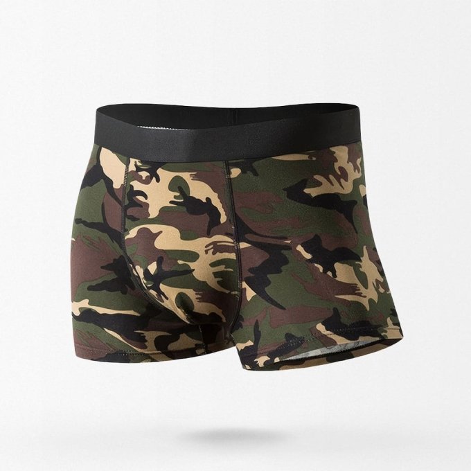 Tarnboxershorts im Military-Look – Bild 3