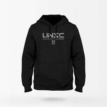 UNSC Hoodie – Militärischer Kapuzenpullover im Space Command Design