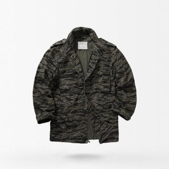 M65 Feldjacke – Schwarzes Tigerstreifen-Tarnmuster