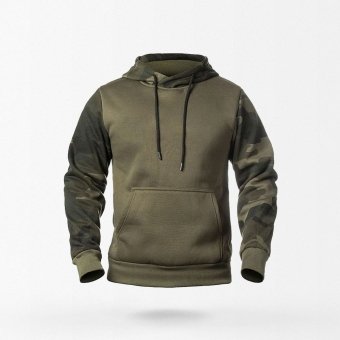 Army-grüner Camouflage-Kapuzenpullover