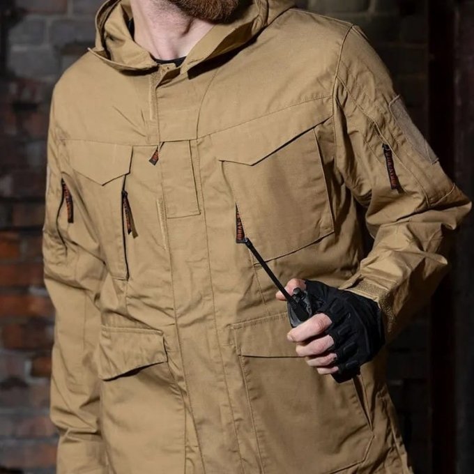 Braune M65 Feldjacke – Bild 2