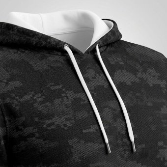Digital black camo hoodie