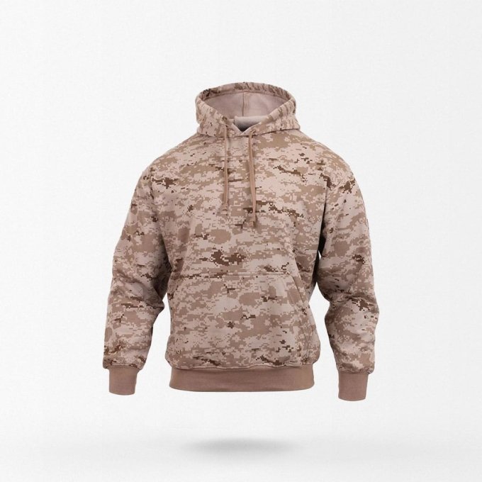 Digital Desert Camouflage Kapuzenpullover