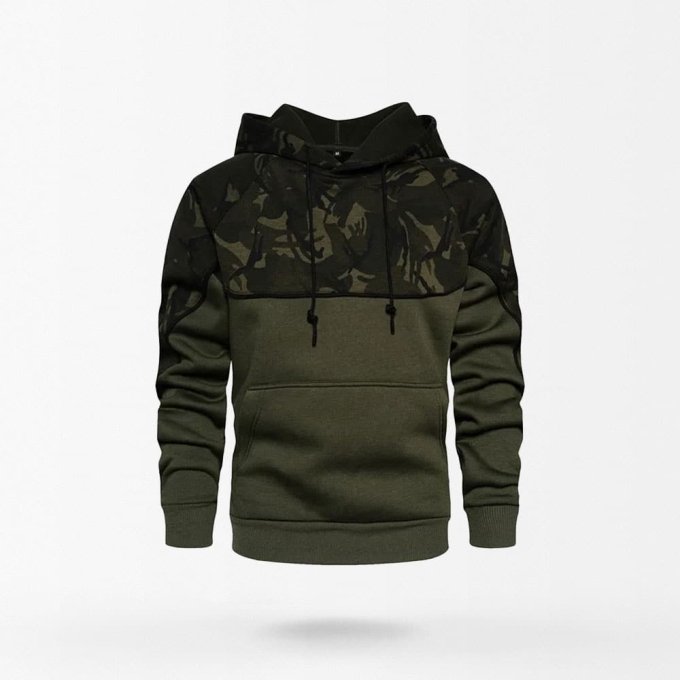 Militärischer Tarnmuster-Hoodie