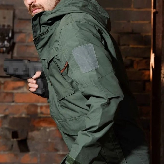 Olive M65 Feldjacke – Taktische Jacke für Militär & Outdoor – Bild 3