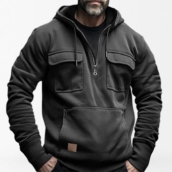 Taktischer Half-Zip Hoodie