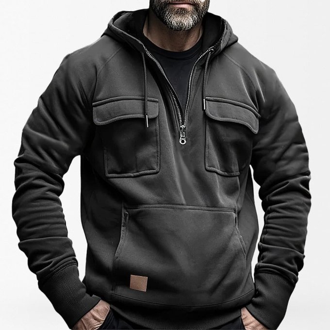 Taktischer Half-Zip Hoodie