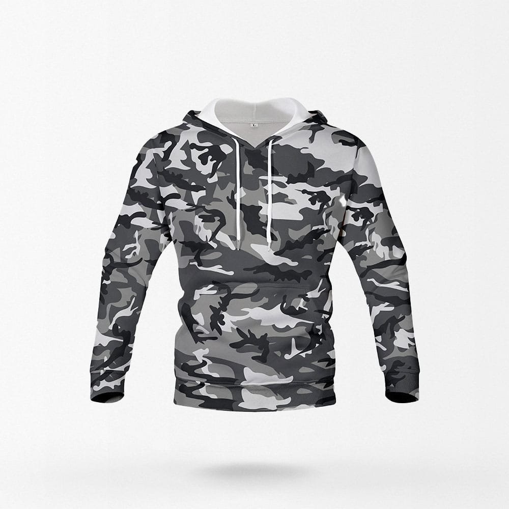 Urbaner Camouflage-Hoodie