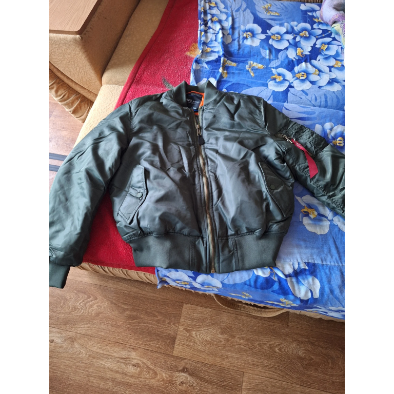 Gelbe Militär-Taktik MA-1 Fliegerjacke photo review