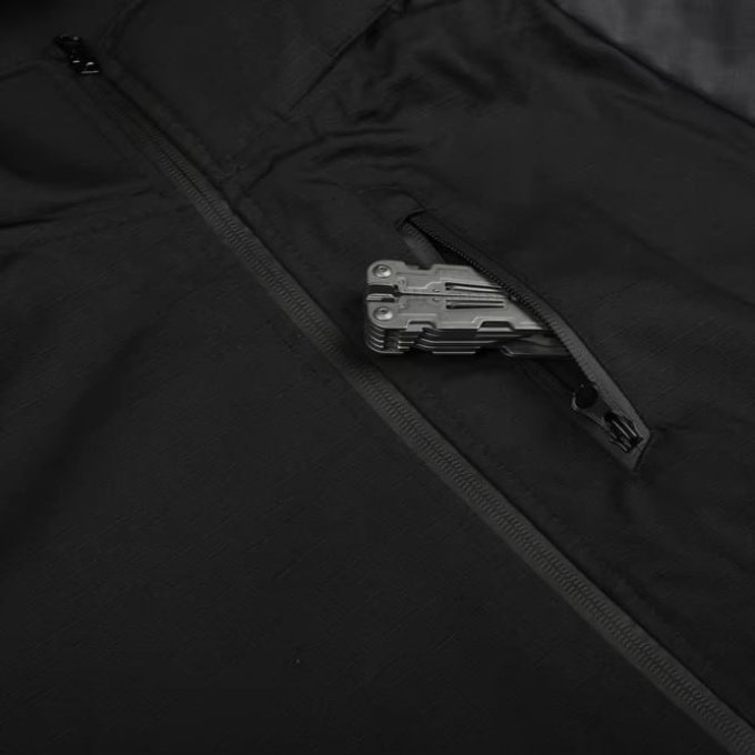 Schwarz-graue taktische Windbreaker-Jacke „MCT“ – Bild 3