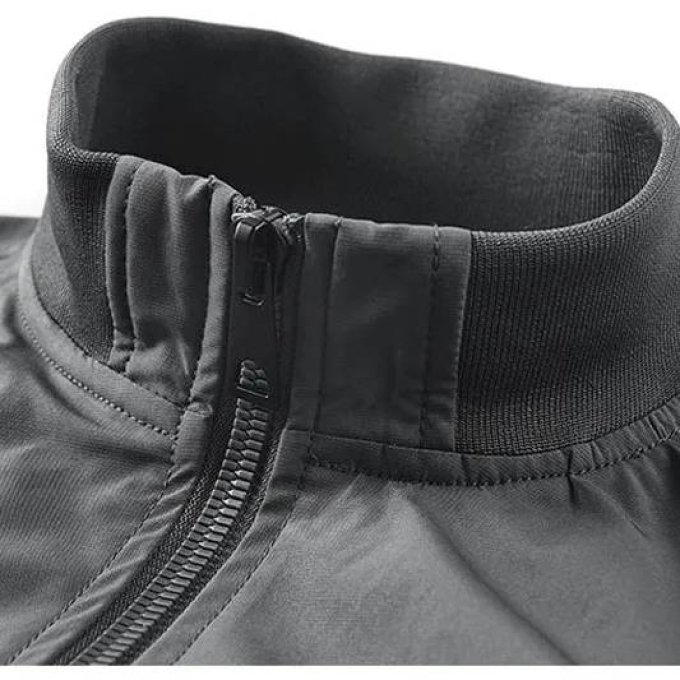 Bomberjacke mit Cargo-Taschen und Kragen – Bild 2