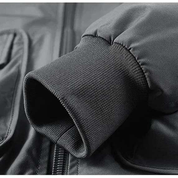 Bomberjacke mit Cargo-Taschen und Kragen – Bild 8