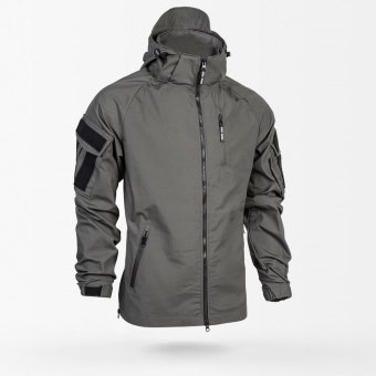 Graue taktische Windbreaker-Jacke "MCT"