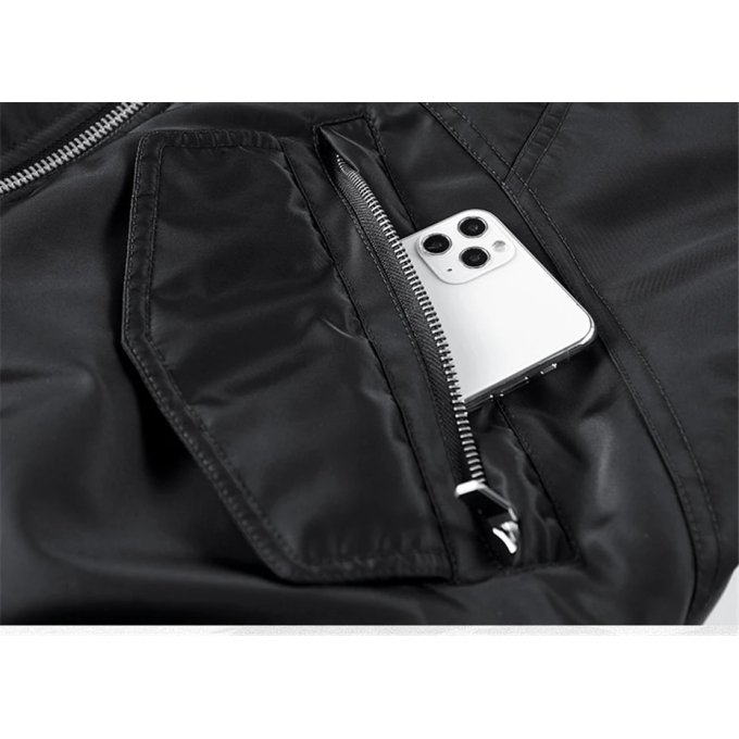 Herren Winter Techwear Bomberjacke – Bild 9