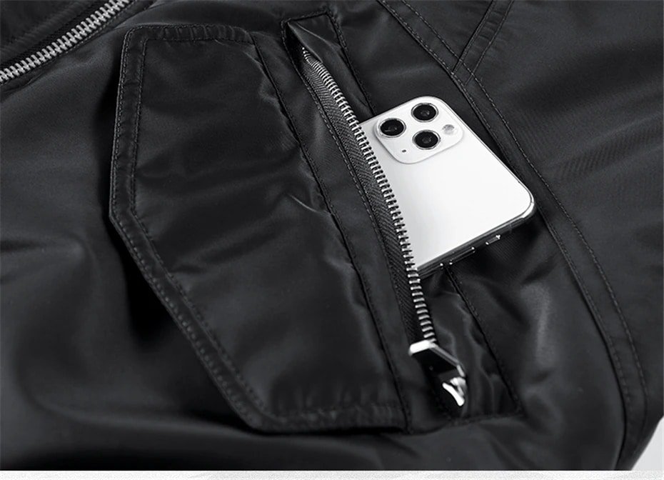 Herren Winter Techwear Bomberjacke – Bild 9