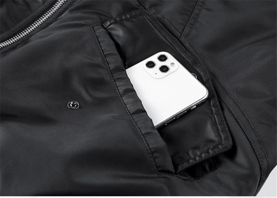 Herren Winter Techwear Bomberjacke – Bild 8