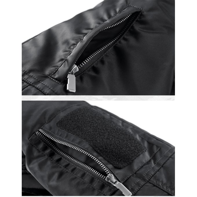 Herren Winter Techwear Bomberjacke – Bild 7