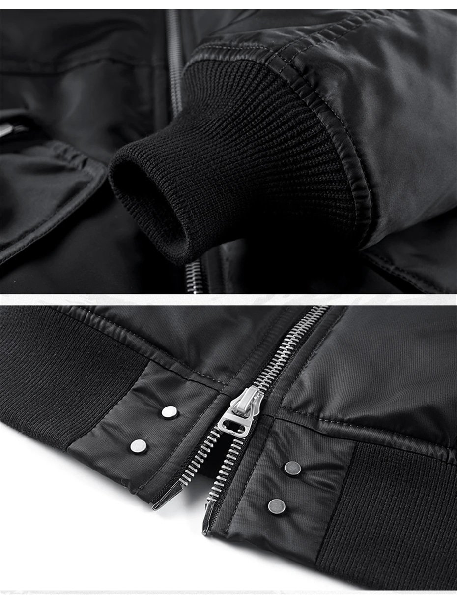 Herren Winter Techwear Bomberjacke – Bild 4