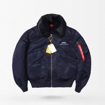 Marineblaue 45p-Flieger-Bomberjacke