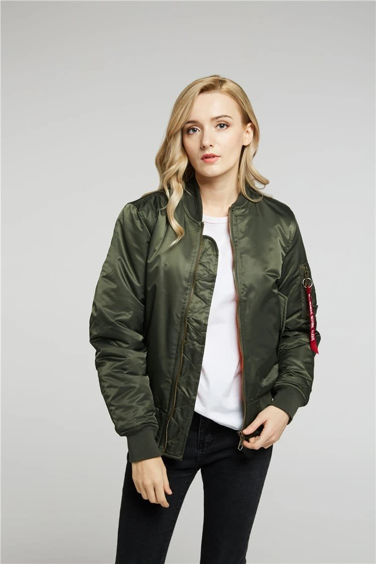 Military Tactical MA 1 Flight Jacket Green