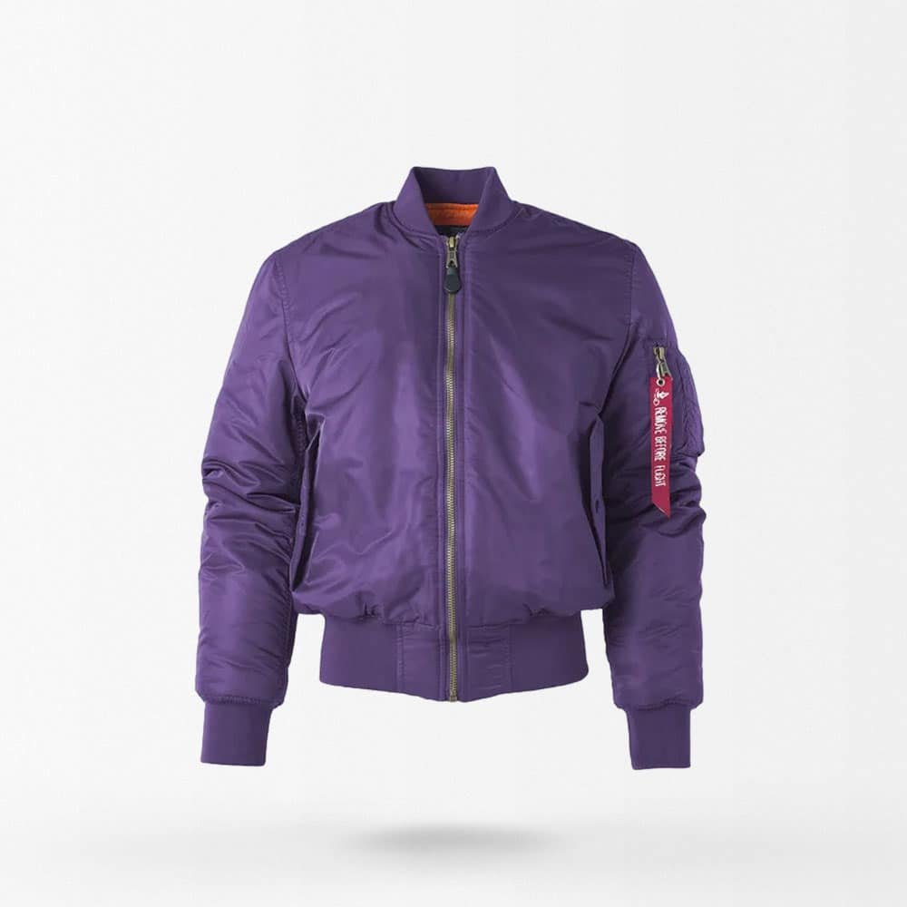 Taktische MA-1 Militärfliegerjacke in Lila