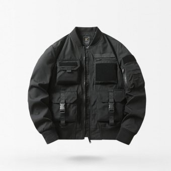 Herren-Militär-Bomberjacke mit Mehrfachtaschen