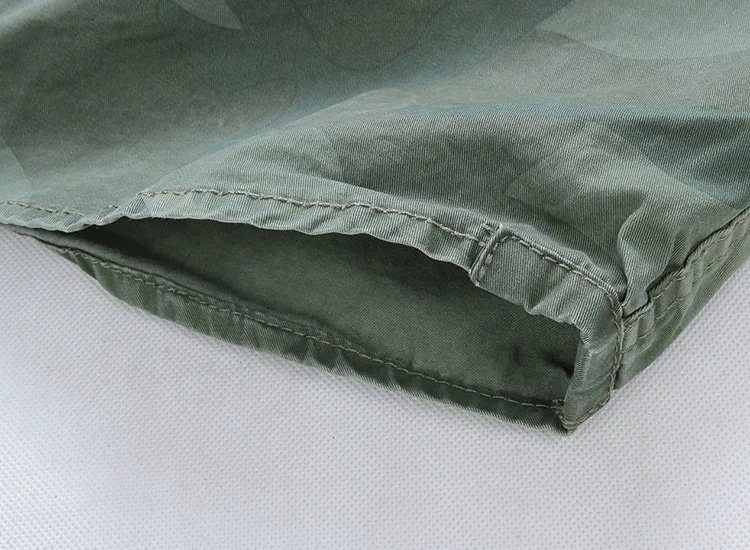 Militärische M65-Feldjacke in grünem Camouflage – Bild 4