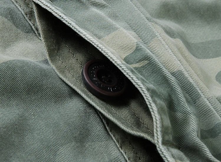 Militärische M65-Feldjacke in grünem Camouflage – Bild 13