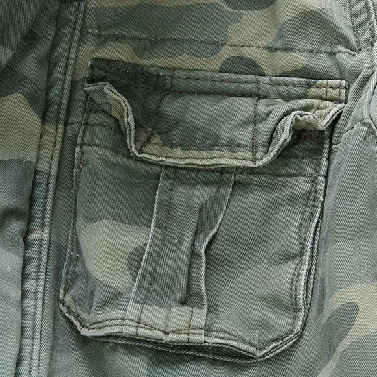 Militärische M65-Feldjacke in grünem Camouflage – Bild 10