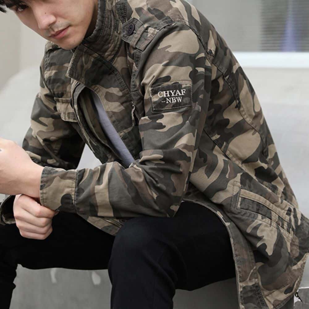 M65 Feldjacke – Militärjacke im Khaki-Camo-Design – Bild 2