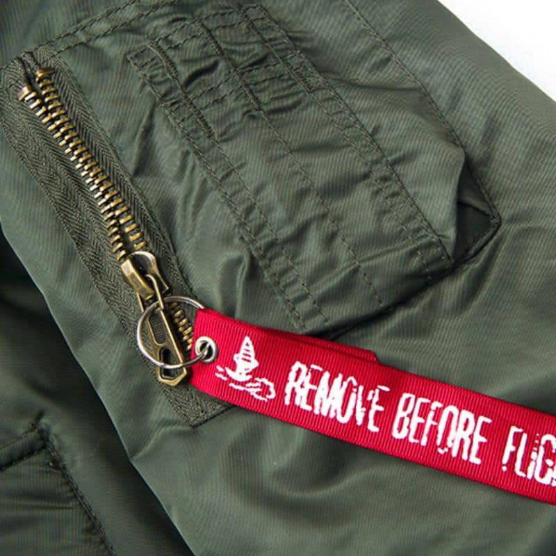 Wasserdichte Vintage-MA1-Fliegerjacke – Bild 4