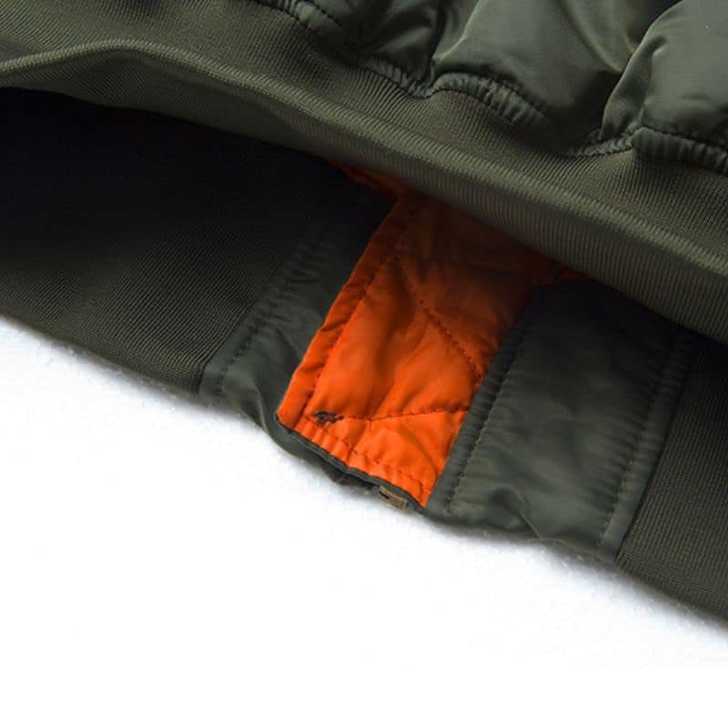 Wasserdichte Vintage-MA1-Fliegerjacke – Bild 6