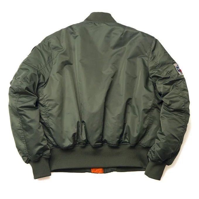 Wasserdichte Vintage-MA1-Fliegerjacke – Bild 2