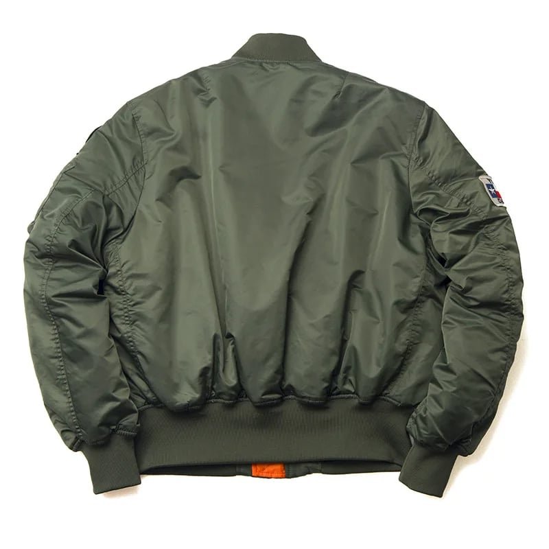 Wasserdichte Vintage-MA1-Fliegerjacke – Bild 2