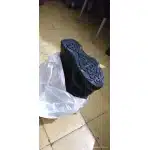 Schwarze taktische Stiefel mit seitlichem Reißverschluss und Schutzkappe photo review