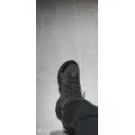 Wasserdichte Wildleder-Wanderschuhe in Grau photo review