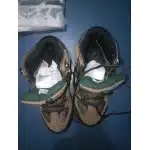 Braune wasserdichte Wildleder-Wanderstiefel photo review