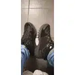 Wasserdichte Wildleder-Wanderstiefel Schwarz photo review