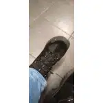 Wasserdichte Wildleder-Wanderstiefel Schwarz photo review