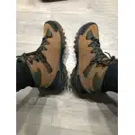 Braune wasserdichte Wildleder-Wanderstiefel photo review