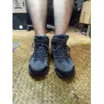 Wasserdichte Wildleder-Wanderschuhe in Grau photo review