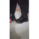 Wasserdichte Wildleder-Wanderschuhe Grau photo review